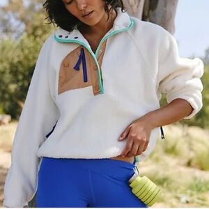 Free People Hit the slopes Fleece Pullover